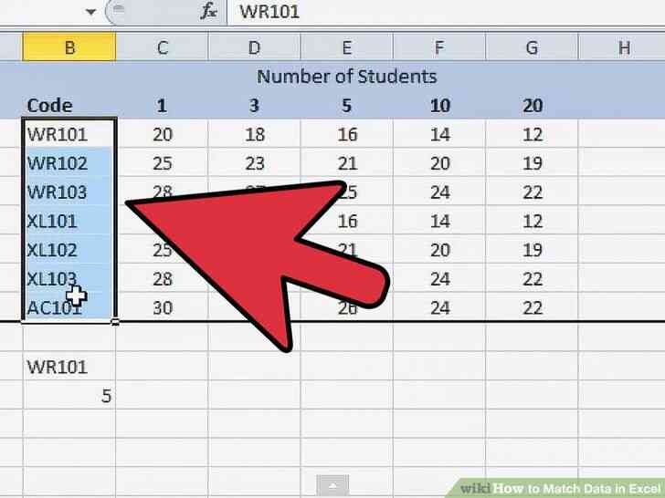 Image intitulée Match de Données dans Excel à l